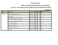 Second Year schedule .xlsx